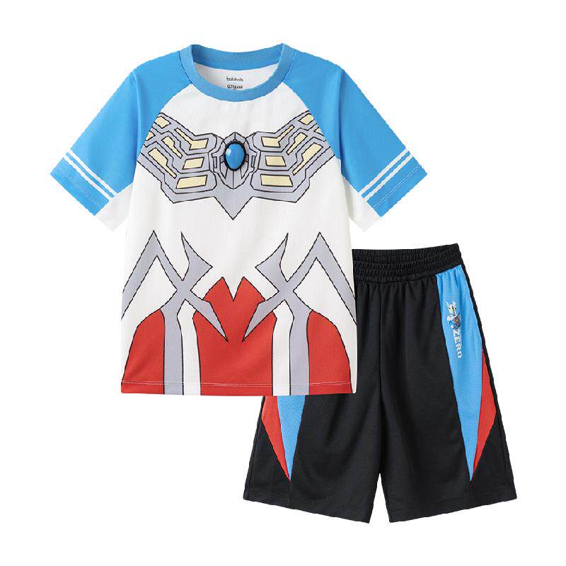【奥特曼IP】巴拉巴拉童装儿童短袖套装男童2026童装夏季男两件套
