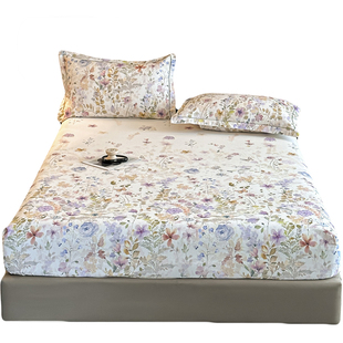 定做订制A类加厚全棉纯棉磨毛床笠榻榻米床罩套包90*135*190*2200