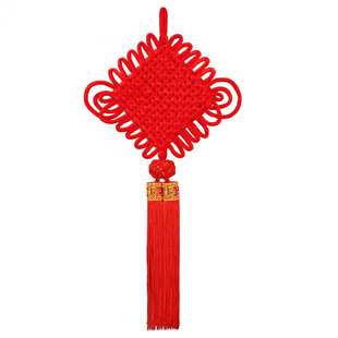 新款中国结挂件春节过年客厅高档流苏免安装福字喜庆新年装饰挂件