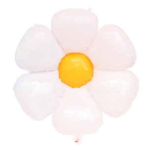 雏菊太阳花花朵铝膜气球婚庆结婚婚房周岁生日会教室商场布置装饰