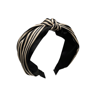 新款条纹撞色发箍发带气质头饰
