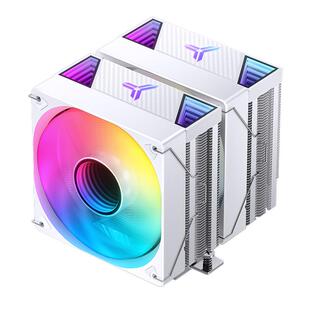 乔思伯CR3000白色CPU散热器ARGB双塔式7热管12代13代1700风冷风扇