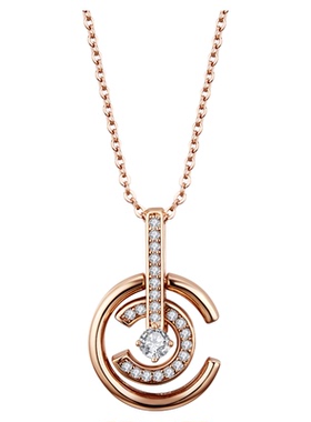 JAY璀璨C字项链春夏通勤配饰颈链