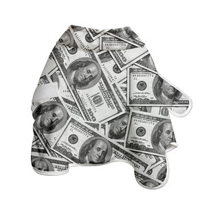 钞票美元美金欧元英镑个性恶搞宠物浴袍狗狗猫咪洗澡衣服保暖浴巾