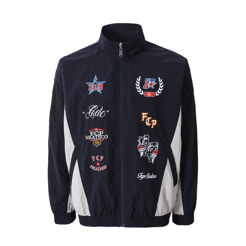 FCP skateco. 90S TRACK JACKET 美式复古运动街头滑板街舞夹克