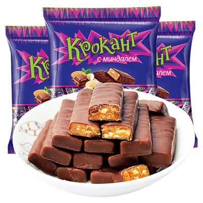 俄罗斯紫皮糖官方正品糖果kdv