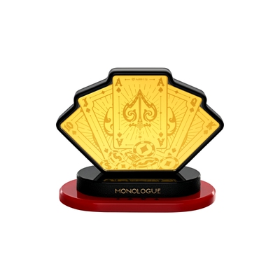 【新品】MONOLOGUE独白当局者潮复古黄金天生赢家金章MR2138送礼