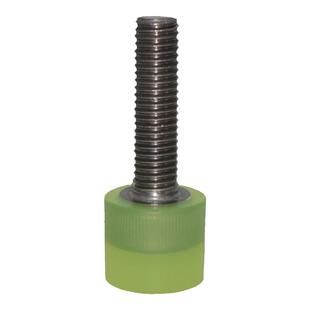 M8包胶螺丝304不锈钢螺杆聚氨酯防撞缓冲热粘接圆头胶头螺栓现货