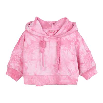 LALABOBO宽松复古扎染针织卫衣