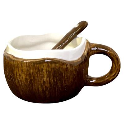 椰子咖啡杯设计TYS送椰勺礼盒