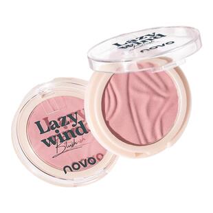 NOVO单色腮红膨胀收缩显白显嫩哑光粉质细腻元气少女胭脂柔雾裸妆