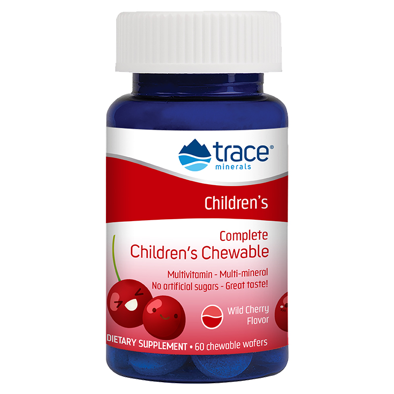 Trace萃司美国进口儿童多种维生素矿物质咀嚼片多维儿童免疫力