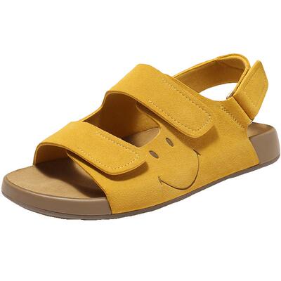 张凌赫同款百丽礼盒SMILEY联名勃肯鞋新款快乐吐司运动凉鞋D7X1预