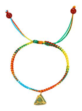 端午节小粽子纯银手绳送朋友礼物