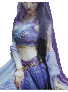 民族风腰链长款流苏钱币饰品肚皮舞配饰古风汉服西域腰饰敦煌新款