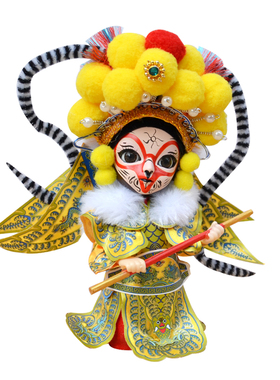 卡通京剧娃娃摆件装饰