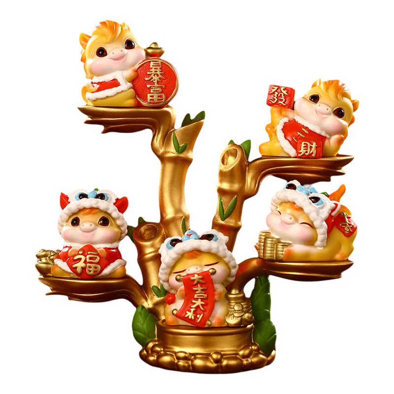 马年生肖吉祥物小马摆件