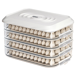 佳帮手饺子保鲜盒冰箱专用食品级冷冻密封饺子馄饨速冻厨房收纳盒