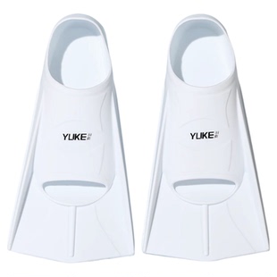 游泳脚蹼专用儿童自由泳蛙泳男女短脚蹼成人专业潜水训练硅胶装备