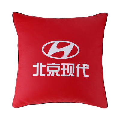广告抱枕定制logo刺绣两用抱枕被