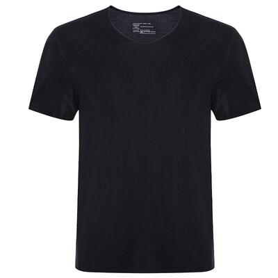 爱慕先生24SS1号经典男士净痕V领短袖打底上衣NS12A241