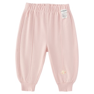 巴拉巴拉童装宝宝裤子儿童2026新款春装男女童运动长裤婴儿束脚裤