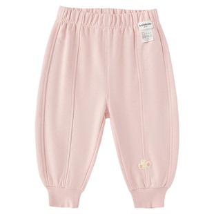 巴拉巴拉童装宝宝裤子儿童2026新款春装男女童运动长裤婴儿束脚裤