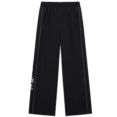 特步女裤宽松阔腿裤2026春