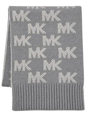 【双十一抢先购】MK官方SCARF女士围巾丝巾印花轻熟风保暖披肩