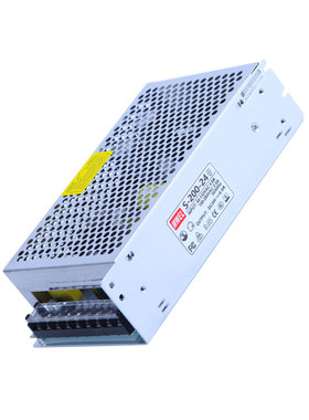 明伟3C认证S-200W5V40A显示屏走字变压器220转12V24V直流开关电源