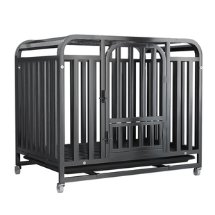 狗笼子中型犬狗笼小型犬带厕所分离大型宠物笼室内家用加粗全方管
