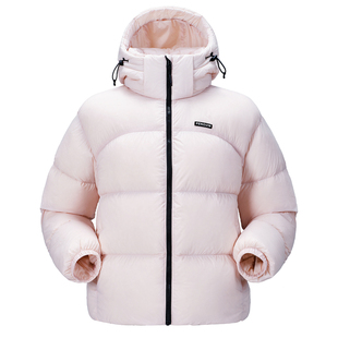 企鹅「暖流包」2025新款鸭绒保暖羽绒服女加厚连帽情侣面包服外套