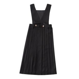 原创护奶裙jk制服套装正版背带连衣裙秋冬款日系学院风校供感长裙