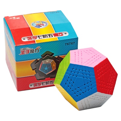 圣手7阶五魔方七阶5魔12面体异形专业比赛顺滑高难度儿童益智玩具