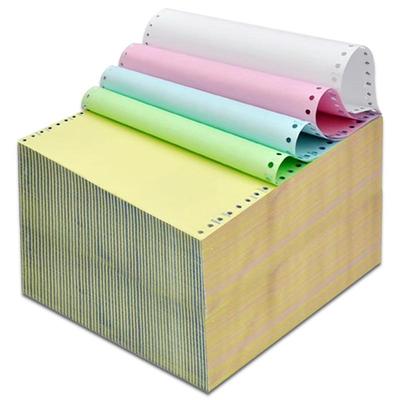 齐心针式打印纸三联二等分电脑打印纸二联三等分针式打印机专用纸三联送货单四联五联六联两联一联一等分清单