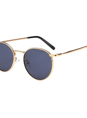 防紫外线圆形男女显脸小墨镜女