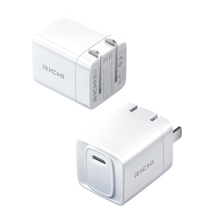 33W单口氮化镓快充充电头国家3C认证RICHI雷奇原装适用苹果华为OV小米折叠插脚UFCS全协议30W充电器轻便小巧