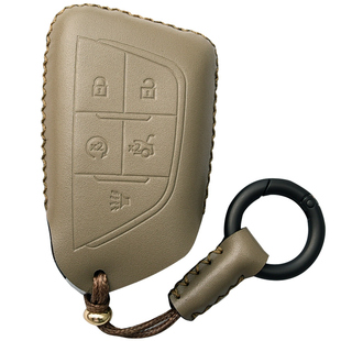 专用于凯迪拉克ct5钥匙套真皮xt4ct6扣ct4锐歌gt4全包超薄简约男