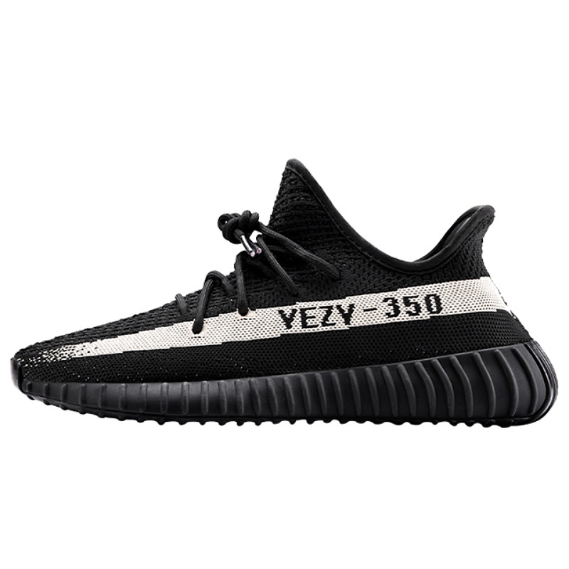 YEZI YEEZY官网正品椰子350黑粉黑蓝油漆条运动休闲鞋男女满天星