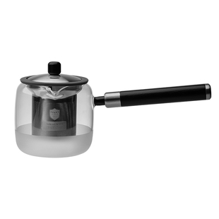 英国LITTLERAINDROP侧把壶玻璃茶壶煮茶壶泡茶器防烫围炉功夫茶具