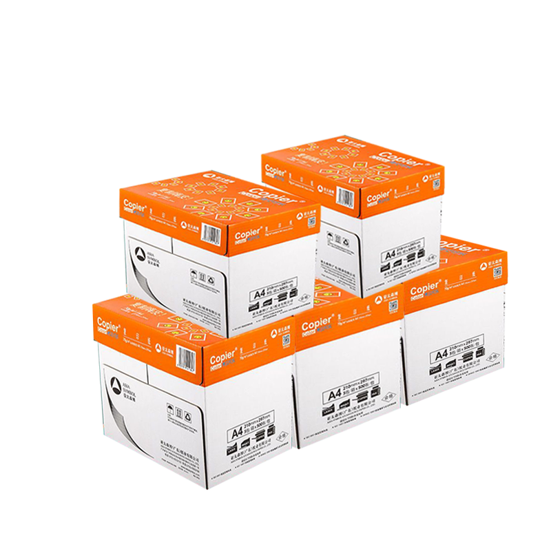 企业采购批发专用 亚太森博a4打印纸白纸 70g80g 采购装5箱装20包/25包 复印纸a4办公用纸草稿纸免费开票