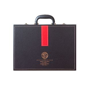 通用定制两支双支装红酒礼盒包装酒盒葡萄酒包装盒甄选皮盒