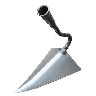 羊角锄头锰钢加厚手工犁尖头锄开沟锄三角锄尖齿松土锄草开耕工具