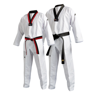 道郎 adidas阿迪达斯儿童成人跆拳道服装START3 原装正品暗纹防伪