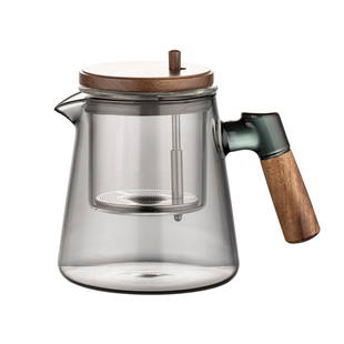 日式高颜值玻璃茶壶泡茶家用2025新款茶水分离器飘逸杯内胆茶具