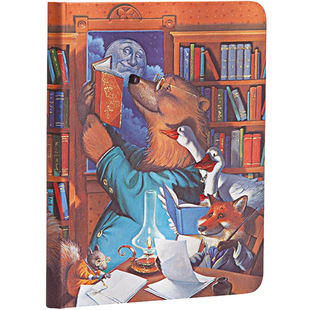 绝版paperblanks笔记本美国鲍尔斯行乐者插画系列可爱创意记事本