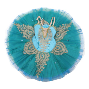 女童芭蕾舞裙演出服六一节日活动儿童表演服装tutu蓬蓬纱裙吊带