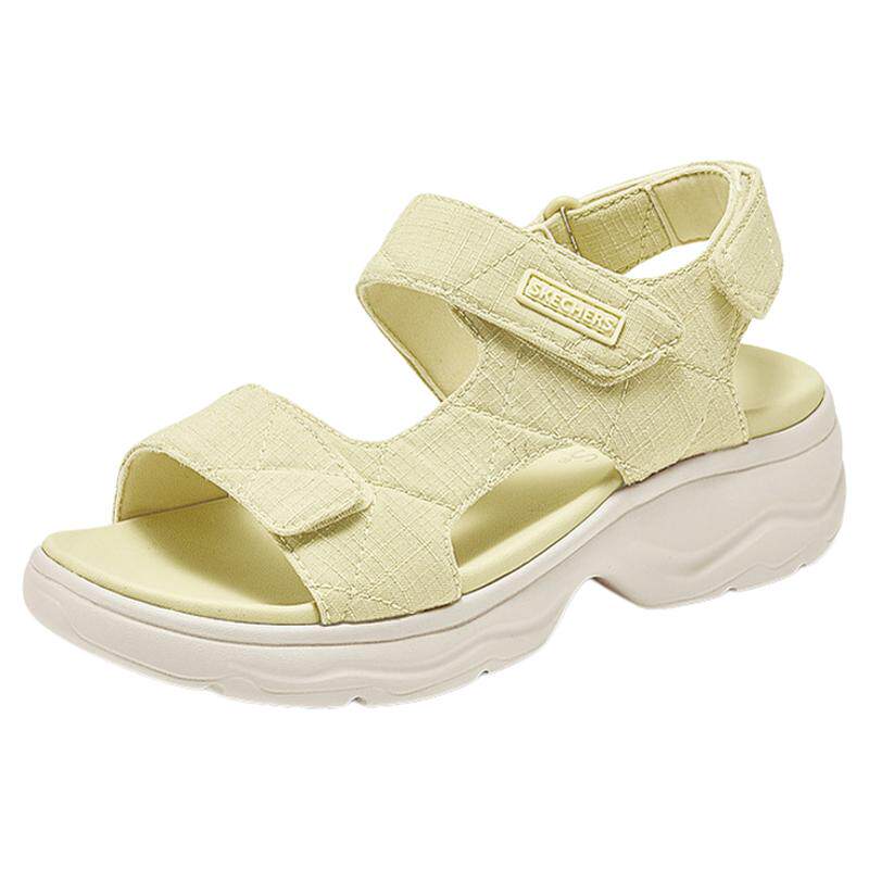 Skechers斯凯奇女鞋厚底增高凉鞋2026秋季新款休闲外穿凉拖沙滩鞋