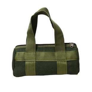 防磨帆布拉链圆形工具包螺丝刀锤子五金工具收纳包手提包维修特厚