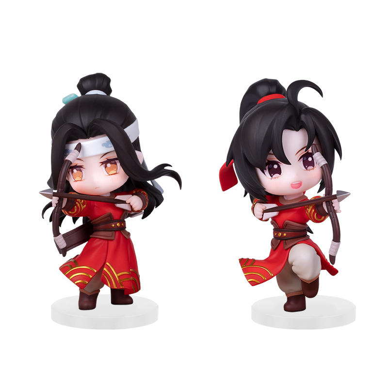 擎苍魔道祖师魏无羡蓝忘机玉皎弓骑Q版手办正版动漫周边模型摆件